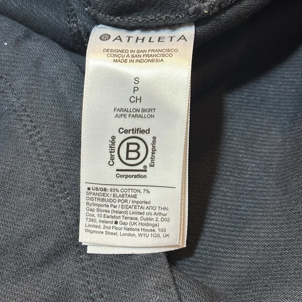 Athleta Farallon Skirt Sz S Black - Picture 7 of 7